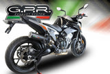 GPR Exhaust System Ktm Duke 790 2021-2023, M3 Black Titanium, Slip-on Exhaust Including Removable DB Killer and Link Pipe