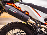 GPR Exhaust System Ktm Duke 890 2021-2023, GP Evo4 Black Titanium, Slip-on Exhaust Including Removable DB Killer and Link Pipe