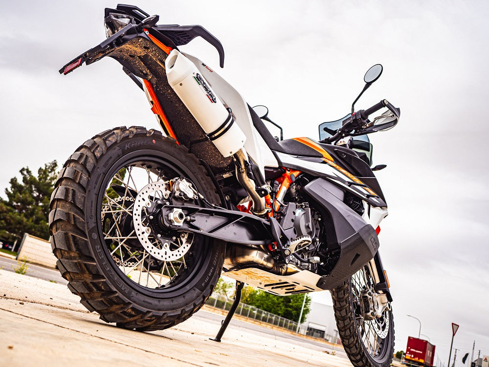 GPR Exhaust System Ktm Adventure 890 2021-2023, Albus Evo4, Slip-on Exhaust Including Removable DB Killer and Link Pipe