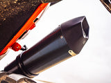 GPR Exhaust System Ktm Duke 890 2021-2023, GP Evo4 Poppy, Slip-on Exhaust Including Removable DB Killer and Link Pipe