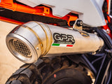 GPR Exhaust System Ktm Adventure 890 2021-2023, Powercone Evo, Slip-on Exhaust Including Removable DB Killer and Link Pipe