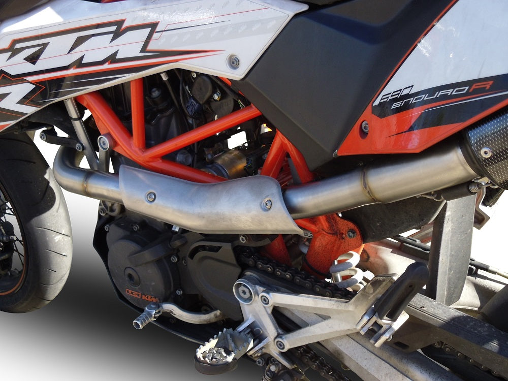 GPR Exhaust System Ktm Enduro 690 - Smc 690 - R 2007-2016, Furore Nero, Full System Exhaust, Including Removable DB Killer