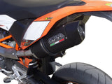 GPR Exhaust System Ktm Enduro 690 - Smc 690 - R 2007-2016, Furore Nero, Full System Exhaust, Including Removable DB Killer