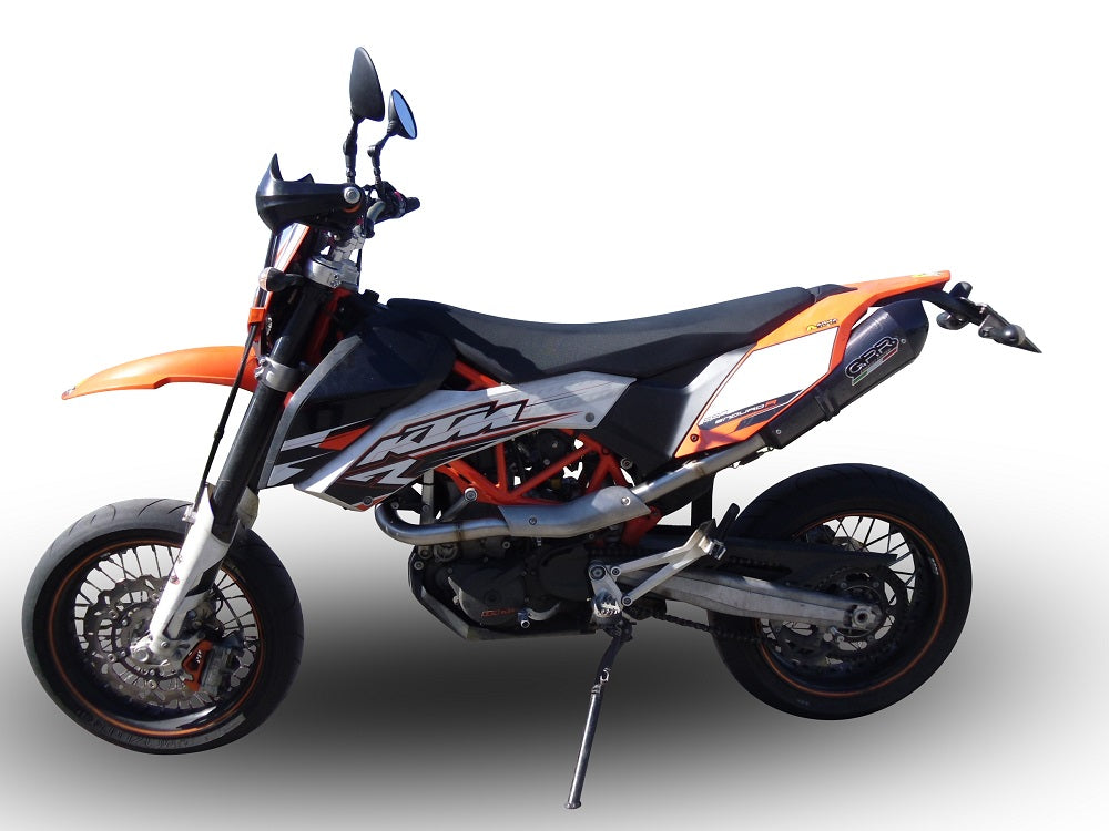 GPR Exhaust System Ktm Enduro 690 - Smc 690 - R 2007-2016, Gpe Ann. Poppy, Full System Exhaust, Including Removable DB Killer