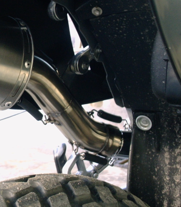 GPR Exhaust System Ktm EGS Adventure / LC4 1999-2003, Furore Nero, Slip-on Exhaust Including Removable DB Killer and Link Pipe