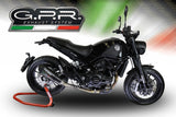 GPR Exhaust for Benelli Leoncino 500 Trail 2017-2020, Gpe Ann. Poppy, Slip-on Exhaust Including Removable DB Killer and Link Pipe