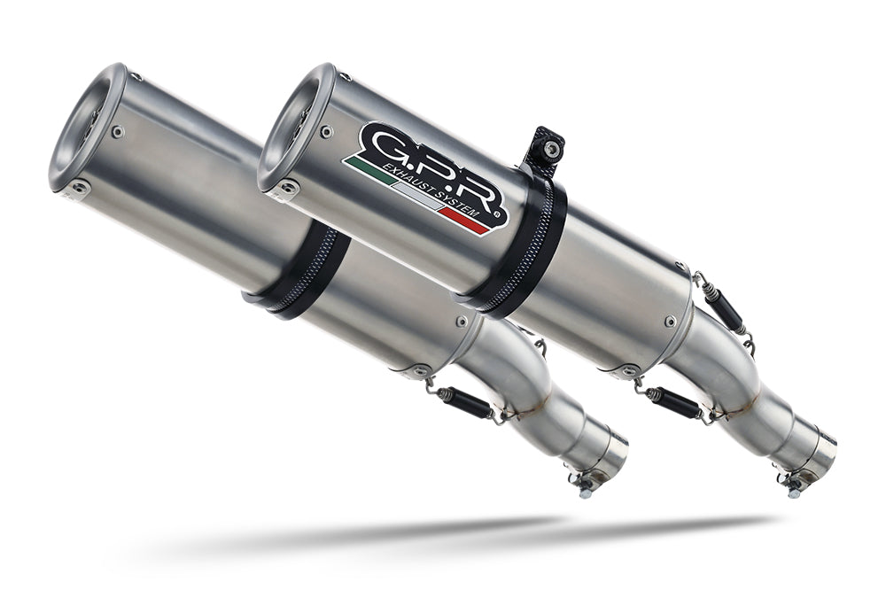 Ducati Monster 696 2008-2014 Exhaust GPR Double Slip-on M3 Inox 