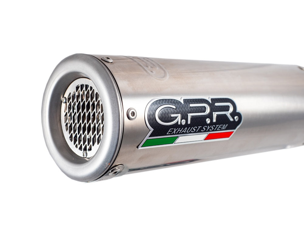 GPR Exhaust System Husqvarna Svartpilen 401 2021-2023, M3 Inox , Slip-on Exhaust Including Removable DB Killer and Link Pipe