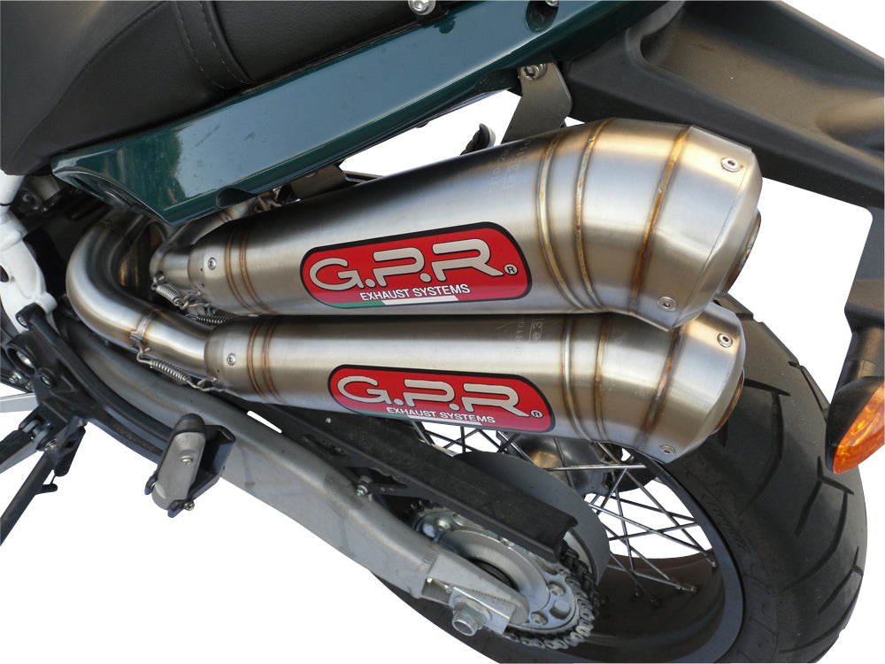 GPR Exhaust System Moto Morini Sport 1200 2008-2010, Powercone Evo, Dual slip-on Including Removable DB Killers and Link Pipes