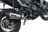 GPR Exhaust System Moto Morini X-CAPE 650 2021-2023, Gpe Ann. titanium, Mid-Full System Exhaust Including Removable DB Killer