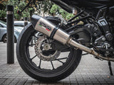 GPR Exhaust System Yamaha Xsr 700 2017-2020, Gpe Ann. titanium, Full System Exhaust, Including Removable DB Killer