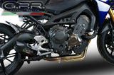 GPR Exhaust System Yamaha Tracer 900 FJ09 TR 2015-2016, Furore Nero, Full System Exhaust, Including Removable DB Killer