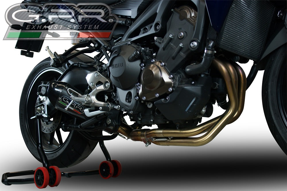 GPR Exhaust System Yamaha MT09 FZ09 2014-2016, Gpe Ann. Poppy, Full System Exhaust, Including Removable DB Killer