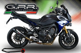 GPR Exhaust System Yamaha Tracer 900 FJ09 TR 2017-2020, Gpe Ann. Poppy, Full System Exhaust, Including Removable DB Killer