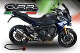 GPR Exhaust System Yamaha Tracer 900 FJ09 TR 2017-2020, Gpe Ann. titanium, Full System Exhaust, Including Removable DB Killer