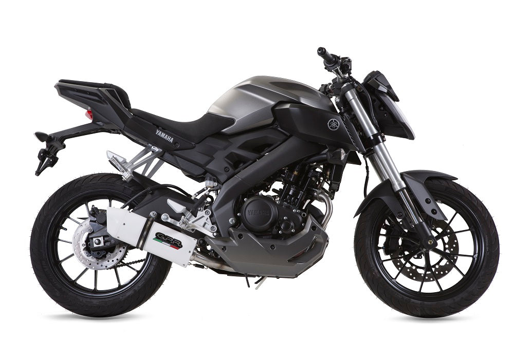 Yamaha Mt 125 2017-2019 Exhaust GPR Full System Albus Ceramic