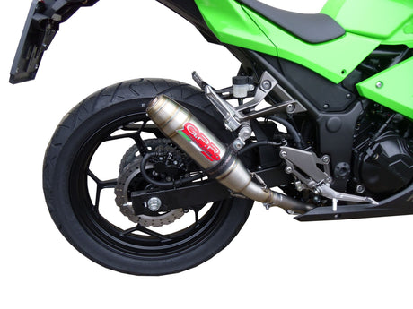 Kawasaki Ninja 300R 2012-2017  Exhaust GPR Slip-on Deeptone Inox