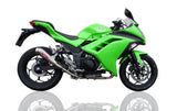 GPR Exhaust System Kawasaki Ninja 300R 2012-2017, Powercone Evo, Slip-on Exhaust Including Removable DB Killer and Link Pipe