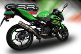 GPR Exhaust System Kawasaki Z400 2023-2024, M3 Inox , Slip-on Exhaust Including Removable DB Killer and Link Pipe