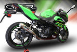 GPR Exhaust System Kawasaki Ninja 400 2018-2022, Powercone Evo, Slip-on Exhaust Including Removable DB Killer and Link Pipe