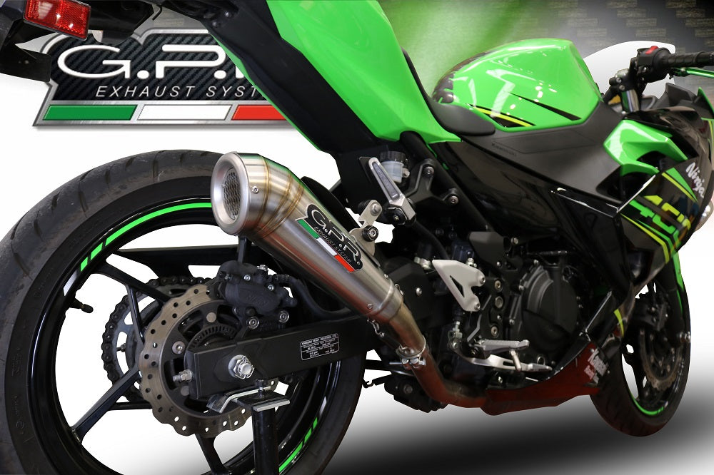 Kawasaki Ninja 400 2018-2022 Exhaust GPR Slip-on Powercone Evo