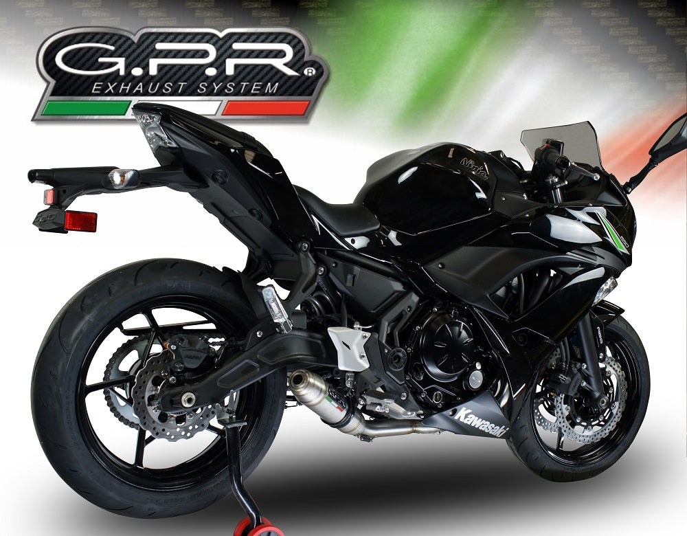 Kawasaki Ninja 650 2023-2024 USA Exhaust GPR Full System Deeptone Inox
