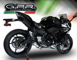 GPR Exhaust System Kawasaki Ninja 650 2021-2023, Deeptone Inox, Full System Exhaust, Including Removable DB Killer