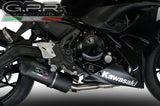 GPR Exhaust System Kawasaki Ninja 650 2021-2023, Furore Evo4 Nero, Full System Exhaust, Including Removable DB Killer