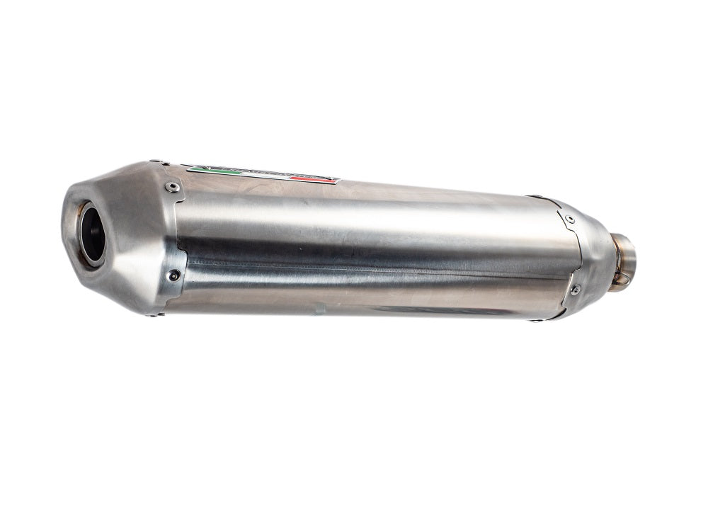 GPR Exhaust System Husqvarna Fc 250 2019-2023, Pentacross Inox, Full System Exhaust, Including Removable DB Killer/spark arrestor