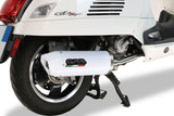 GPR Exhaust System Piaggio Vespa Gt - Gtv 250 I.E. 2007-2009, Albus Ceramic, Full System Exhaust, Including Removable DB Killer