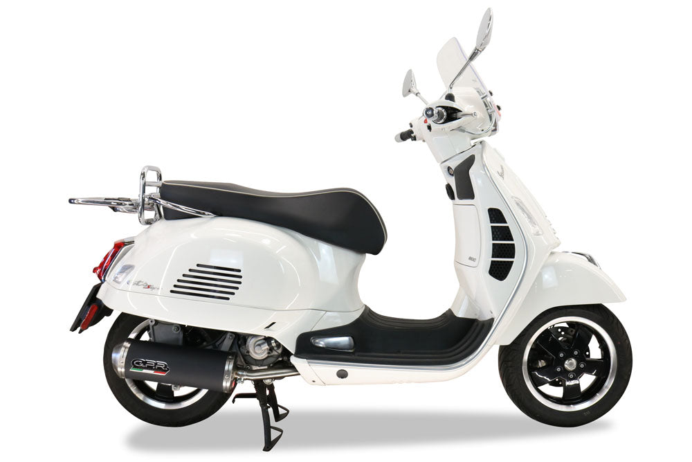 GPR Exhaust System Piaggio Vespa 300 Gts - Gtv - Touring - Super 2019-2020, Evo4 Road, Full System Exhaust, Including Removable DB Killer