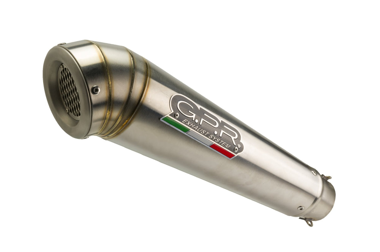 GPR Exhaust for Benelli Leoncino 500 2017-2020, Powercone Evo, Slip-on Exhaust Including Removable DB Killer and Link Pipe