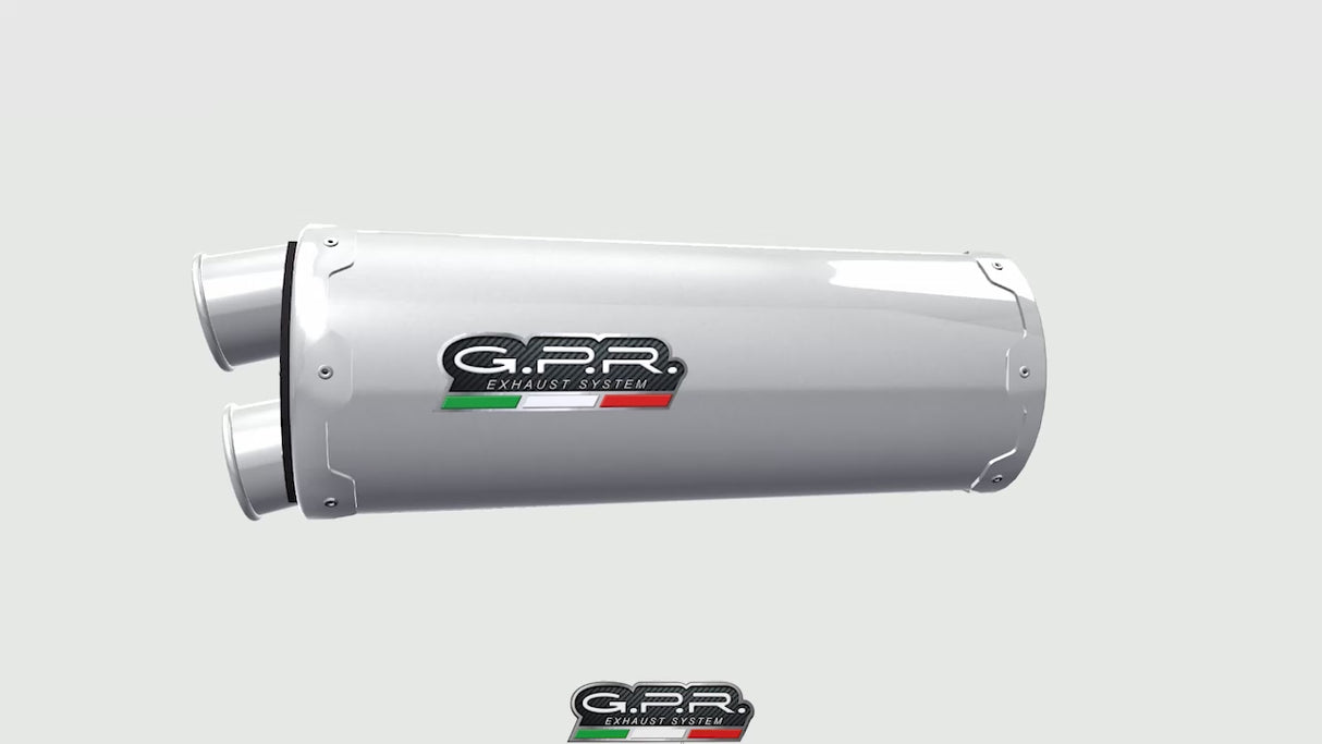 Bmw F800GS 2008-2015 Exhaust GPR Slip-on Dual Inox
