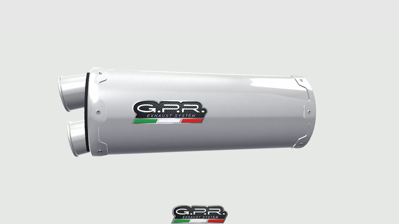 Bmw F800GS 2024-2025 Exhaust GPR Slip-on Dual Inox