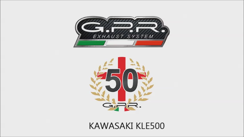 Kawasaki Klx 300 R 1994-2006 Exhaust GPR Slip-on Furore Poppy