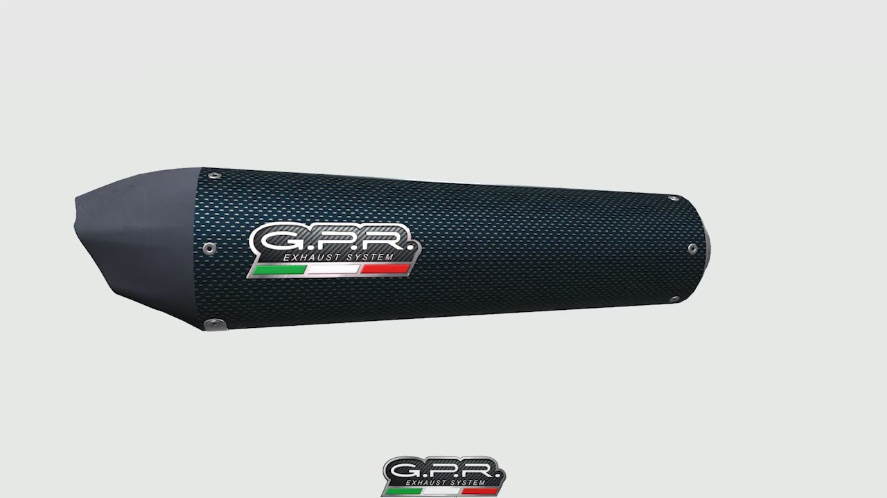 Cf Moto 800 Mt Sport 2022-2024 Exhaust GPR Slip-on GP Evo4 Poppy