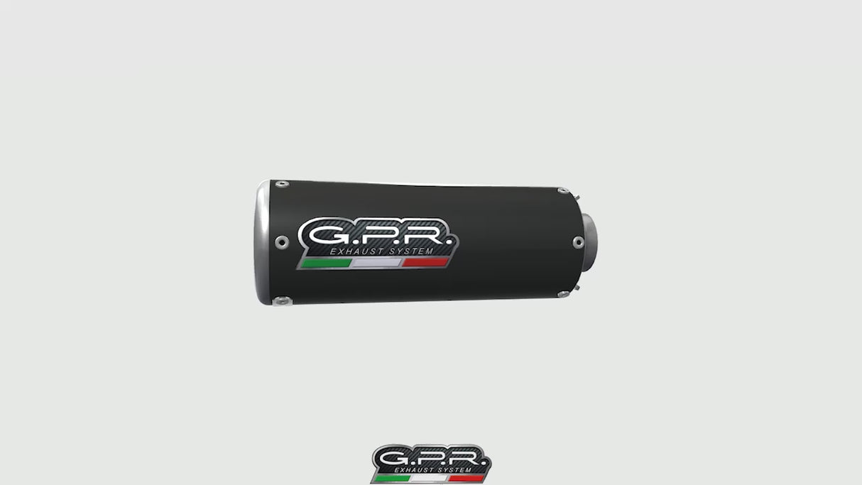 Voge 500R 2021-2024 Exhaust GPR Slip-on M3 Black Titanium