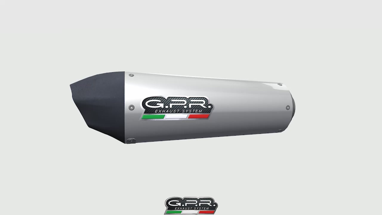 Benelli Trk 502 2021-2024 Exhaust GPR Slip-on Gpe Ann. titanium