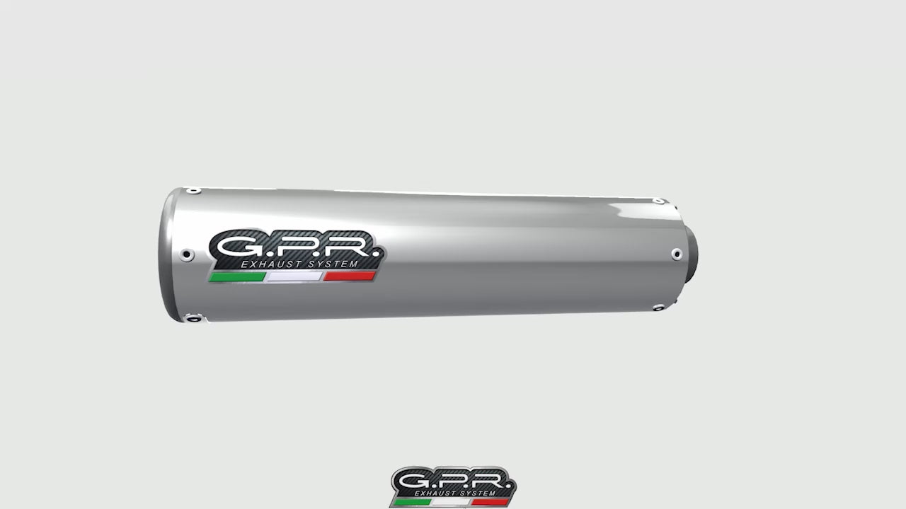 Benelli 752 S 2019-2021 Exhaust GPR Slip-on M3 Poppy 