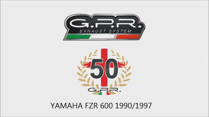Yamaha Fzr 600 1994-97 Exhaust GPR Slip-on Trioval
