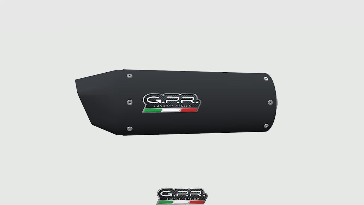 Yamaha Tricker 250 2005-2008  Exhaust GPR Slip-on Furore Poppy