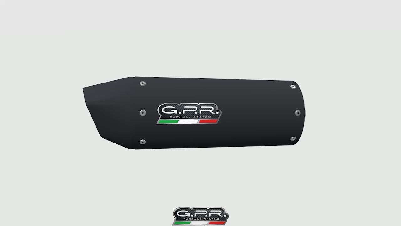 Yamaha Tricker 250 2005-2008  Exhaust GPR Slip-on Furore Poppy
