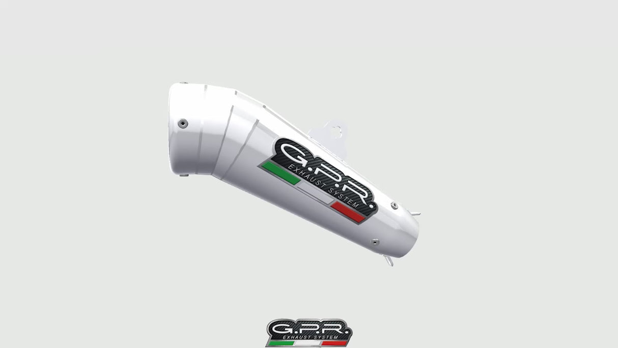 Suzuki GSXR 600 K8 2008-2010 Exhaust GPR Slip-on Powercone Evo