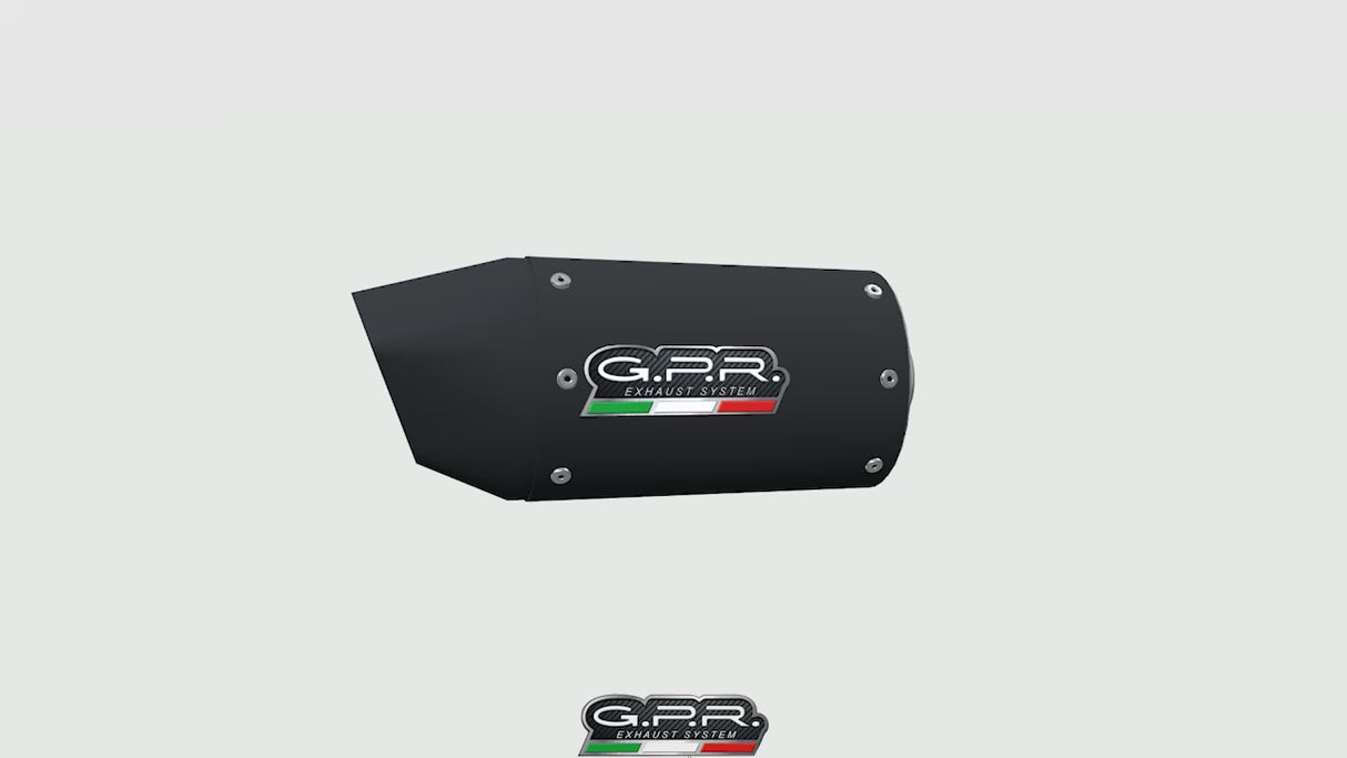 Voge 500DSX 2021-2024 Exhaust GPR Slip-on Furore Evo4 Nero