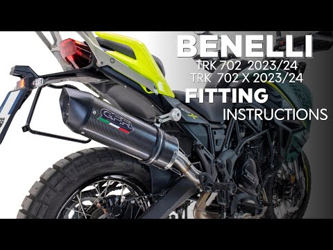 Benelli Trk 702  2023-2024 Exhaust GPR Slip-on GP Evo4 Titanium