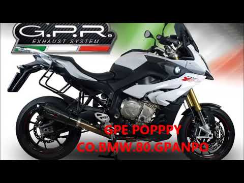 Bmw S1000XR - M 2015-2016  Exhaust GPR Slip-on Deeptone Inox