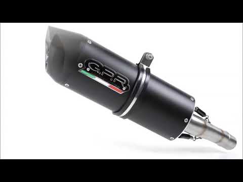 Yamaha YZ250F 2001-2005 Exhaust GPR Slip-on Furore Nero