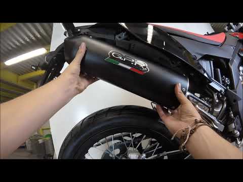 F.B. Mondial Smx 125 Enduro 2021-2023 Supermoto 2021-2023 Exhaust GPR Slip-on Furore Poppy