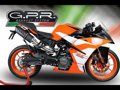 KTM Rc 125 2017-2020 Exhaust GPR Slip-on Albus Evo4