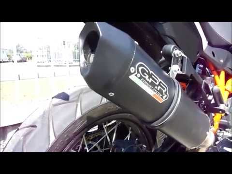 KTM LC8 Adventure 1190 2013-2016  Exhaust GPR Slip-on Furore Nero